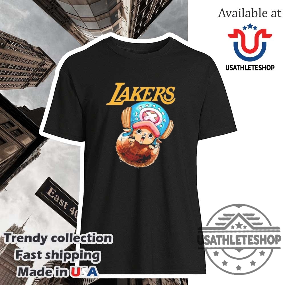 "Top John Cena and Jey Uso Wrestlemania 41 Collectible T-Shirts" 16 Chopper Lakers X One Piece Game Day Basketball Tshirt Anime Nba Crossover