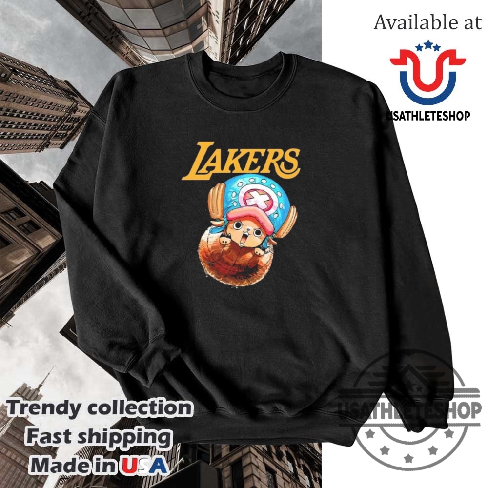 Chopper Lakers X One Piece Game Day Basketball Tshirt Anime Nba Crossover 5 Chopper Lakers x One Piece Game Day Basketball T-Shirt – Anime NBA Crossover