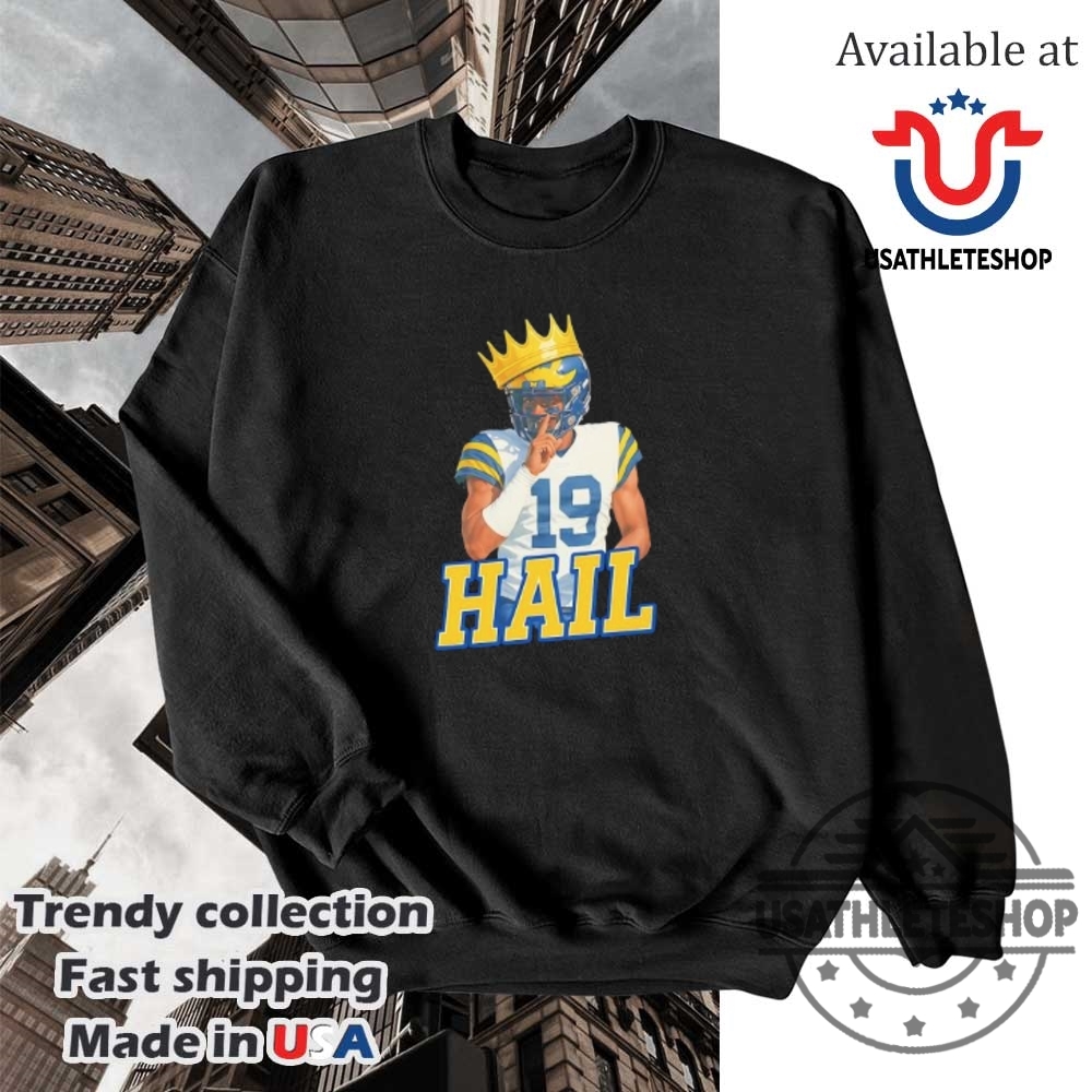 King Hail Michigan Wolverines Football Tshirt 2025 Fan Gear 5 King Hail Michigan Wolverines Football T-Shirt – 2025 Fan Gear