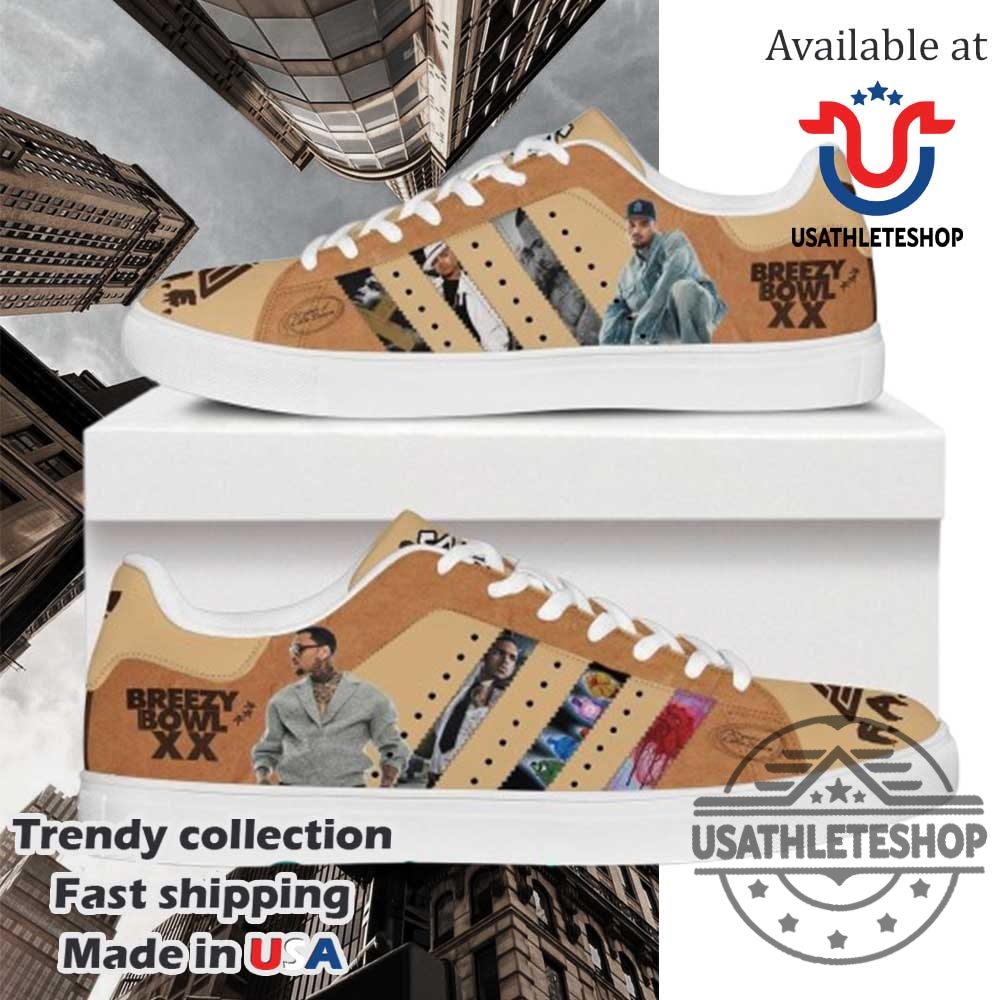 "Top Chris Brown Sneaker Picks: Unique Air Force and Stan Smith" 3 Chris Brown Breezy Bowl Xx Stan Smith Shoes
