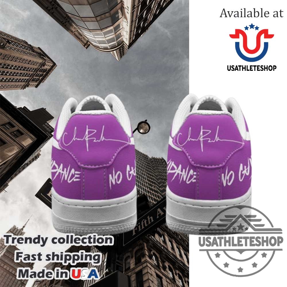 Chris Brown No Guidance Purple Air Force 1 Sneaker 5 Chris Brown No Guidance Purple Air Force 1 Sneaker