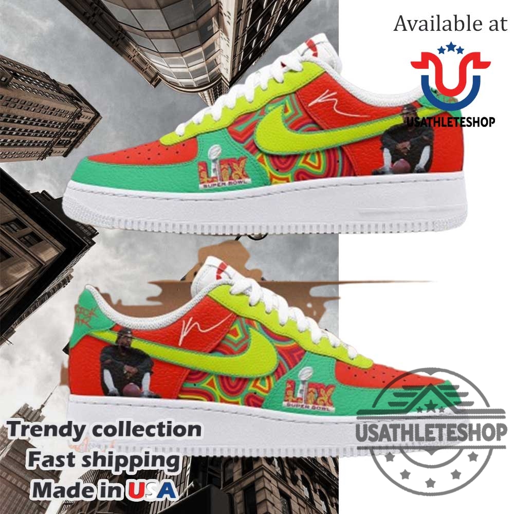 Kendrick Lamar Super Bowl Lix Halftime Show Air Force 1 Shoes 4 Kendrick Lamar Super Bowl LIX Halftime Show Air Force 1 Shoes