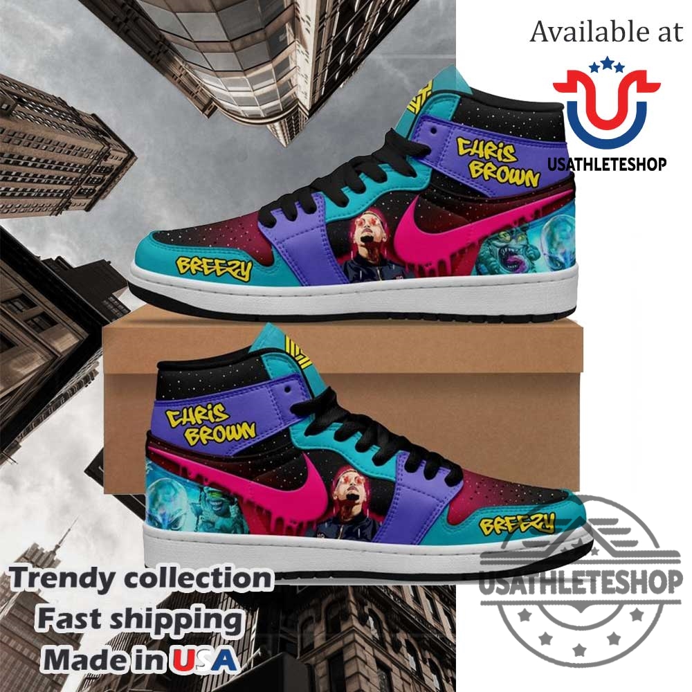 "Top Chris Brown Sneaker Picks: Unique Air Force and Stan Smith" 7 Chris Brown Music Tour 2024 Air Jordan 1 Hightop Shoes