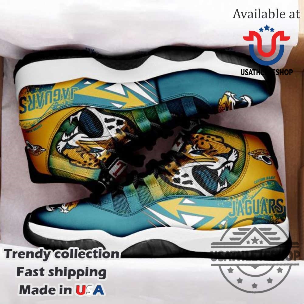 Jacksonville Jaguars Nfl Personalized Air Jordan 11 Shoes Sneaker 3 Jacksonville Jaguars NFL Personalized Air Jordan 11 Shoes Sneaker