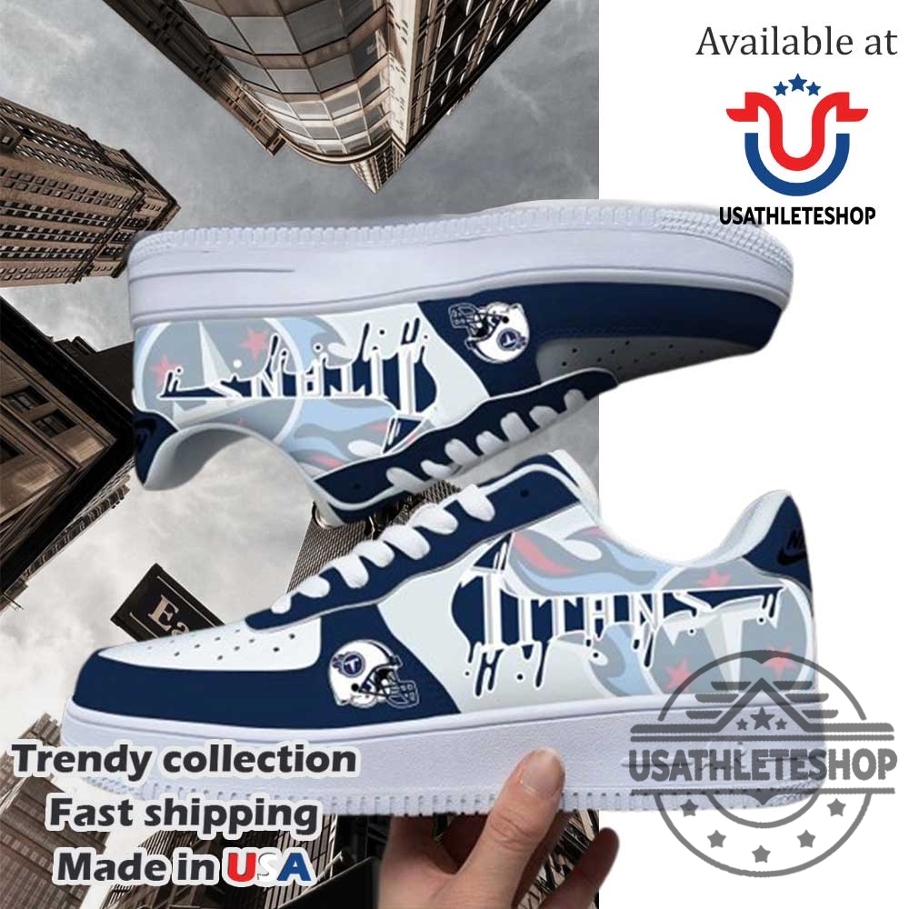 "Top Chris Brown Sneaker Picks: Unique Air Force and Stan Smith" 18 Tennessee Titans Team Logo Fan Air Force 1 Shoes