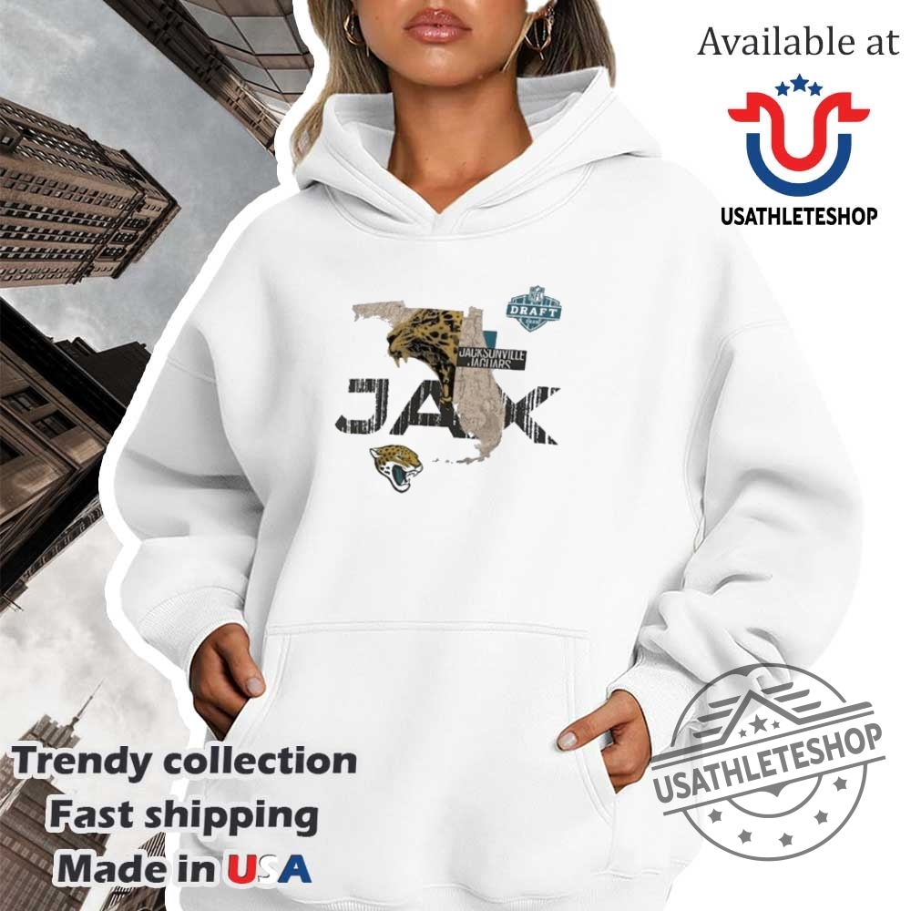Jacksonville Jaguars Nfl Draft 2025 Tshirts Official Team Merchandise 4 Jacksonville Jaguars NFL Draft 2025 T-Shirts - Official Team Merchandise