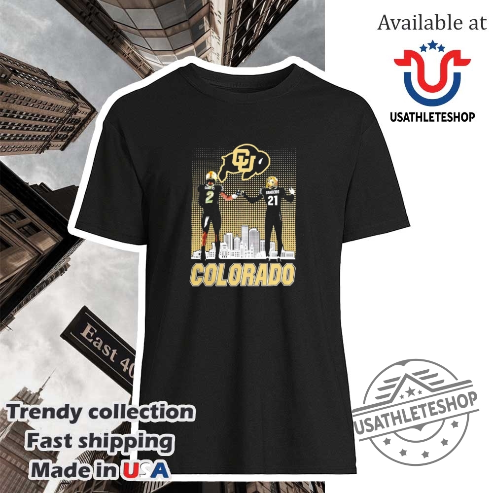 "Top 2025 NFL Draft T-Shirts: Jaguars and Packers Merchandise" 12 Shedeur And Shilo Sanders Colorado Graphic Tshirt Celebrating The Sanders Legacy