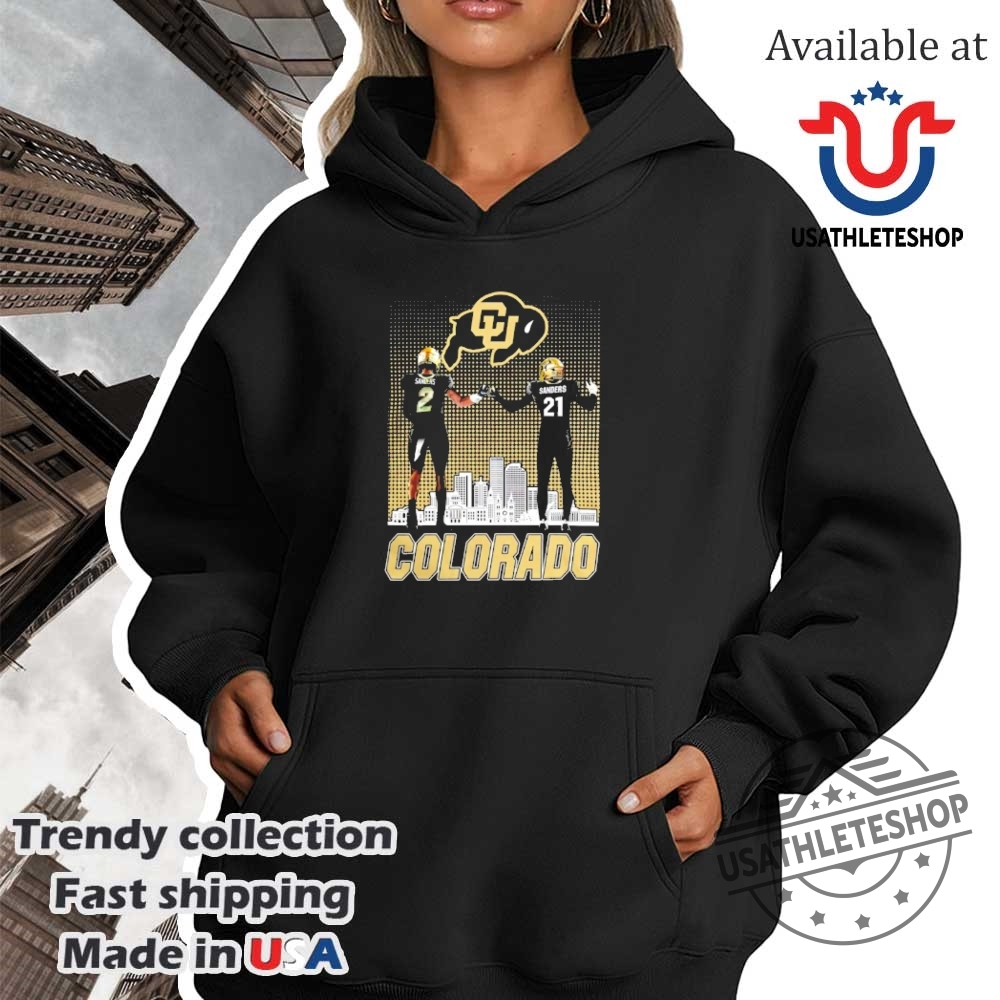 Shedeur And Shilo Sanders Colorado Graphic Tshirt Celebrating The Sanders Legacy 4 Shedeur and Shilo Sanders Colorado Graphic T-Shirt - Celebrating the Sanders Legacy