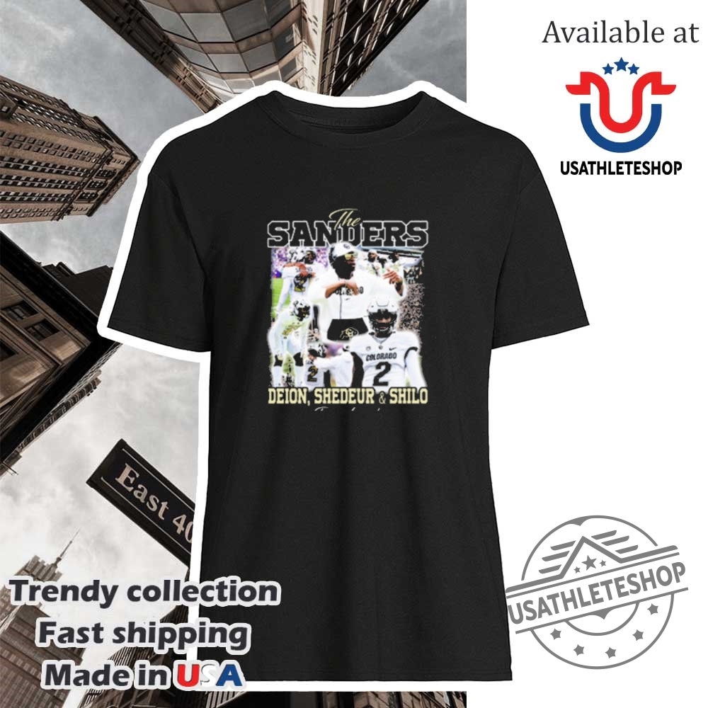 "Top 2025 NFL Draft T-Shirts: Jaguars and Packers Merchandise" 13 Deion Sanders Shedeur Shilo Sanders Colorado Graphic Tshirt Iconic College Football
