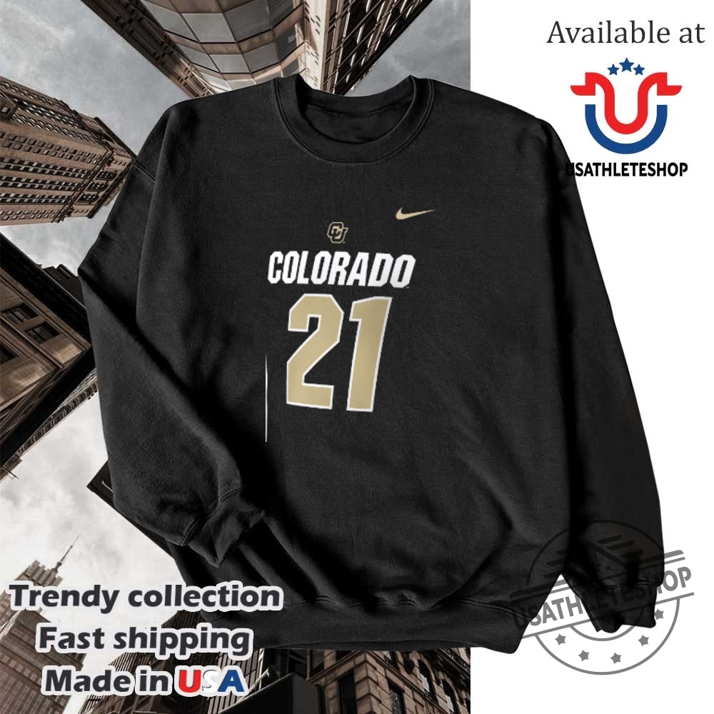 Shilo Sanders Colorado Mens Nike College Football Tshirt Official Team Gear 5 Shilo Sanders Colorado Mens Nike College Football Tshirt Official Team Gear usathleteshop 3
