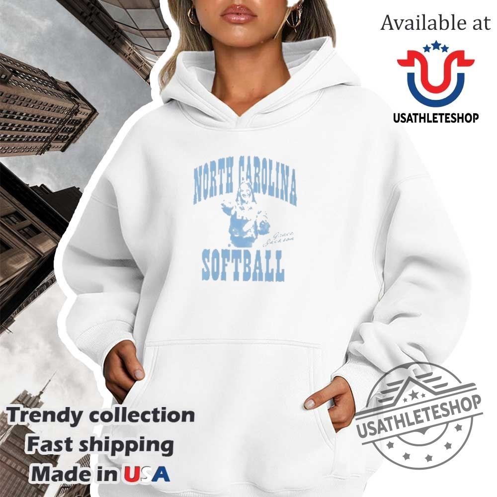 Grace Jackson North Carolina Tar Heels Softball Illustrated Tshirt Womens Sports Apparel 4 Grace Jackson North Carolina Tar Heels Softball Illustrated Tshirt Womens Sports Apparel usathleteshop 2