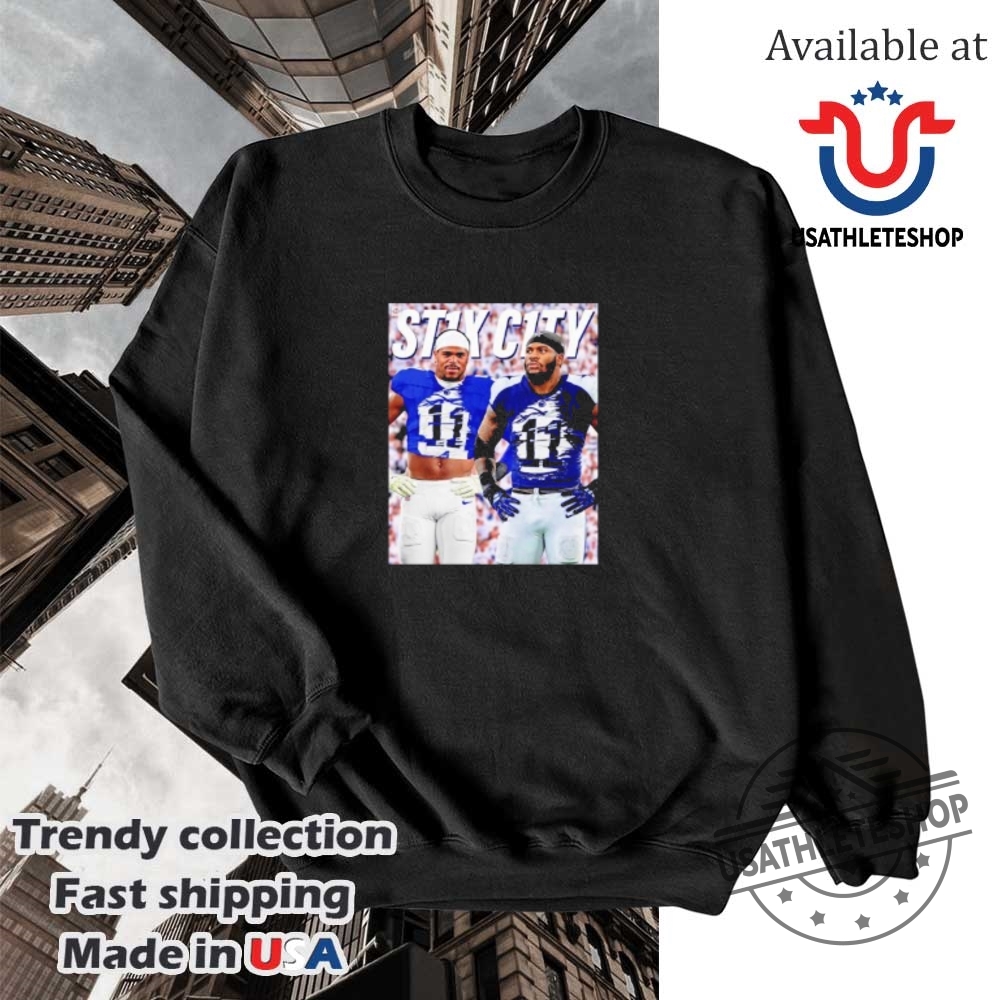 Micah Parsons Dallas Cowboys Kayvon Thibodeaux New York Giants Nfl Tshirt Pro Bowl 2025 5 Micah Parsons Dallas Cowboys & Kayvon Thibodeaux New York Giants NFL T-Shirt - Pro Bowl 2025