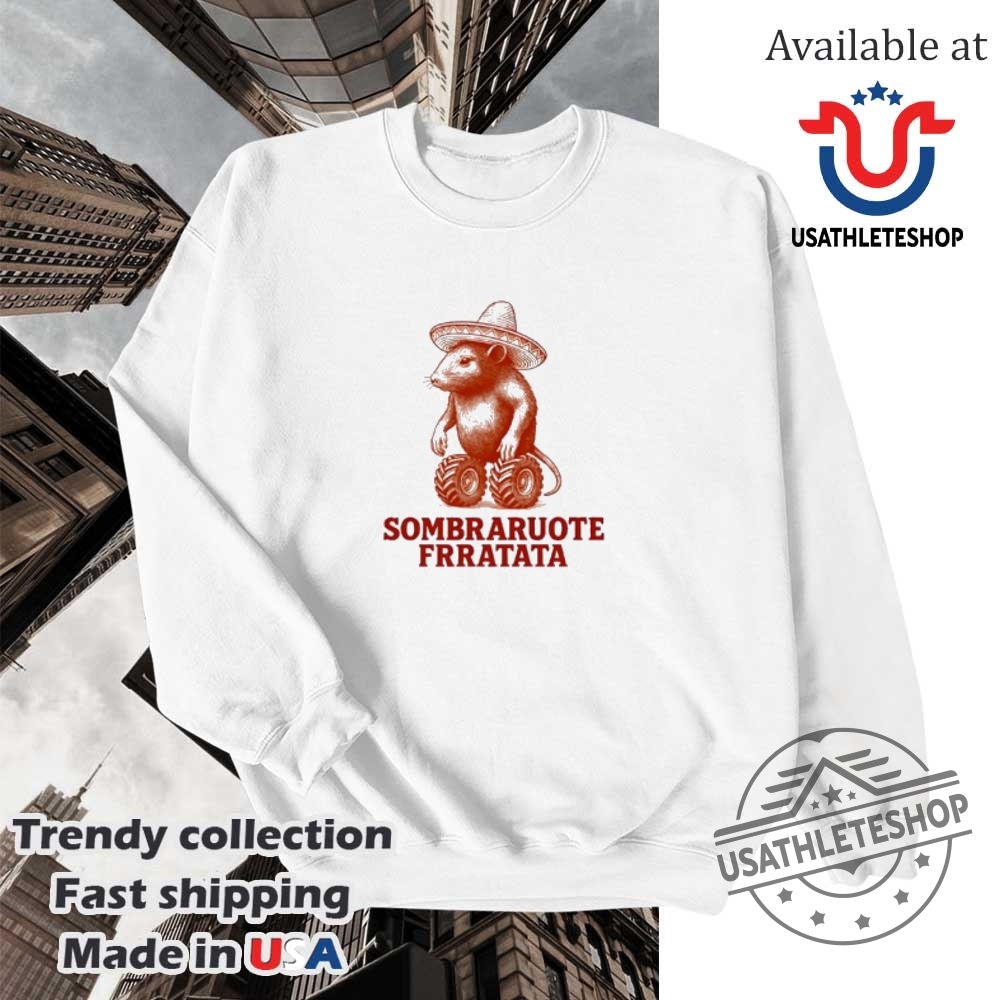 Sombraruote Frratata The Sombrero Tire Mouse Tshirt 5 Sombraruote Frratata The Sombrero Tire Mouse T-Shirt