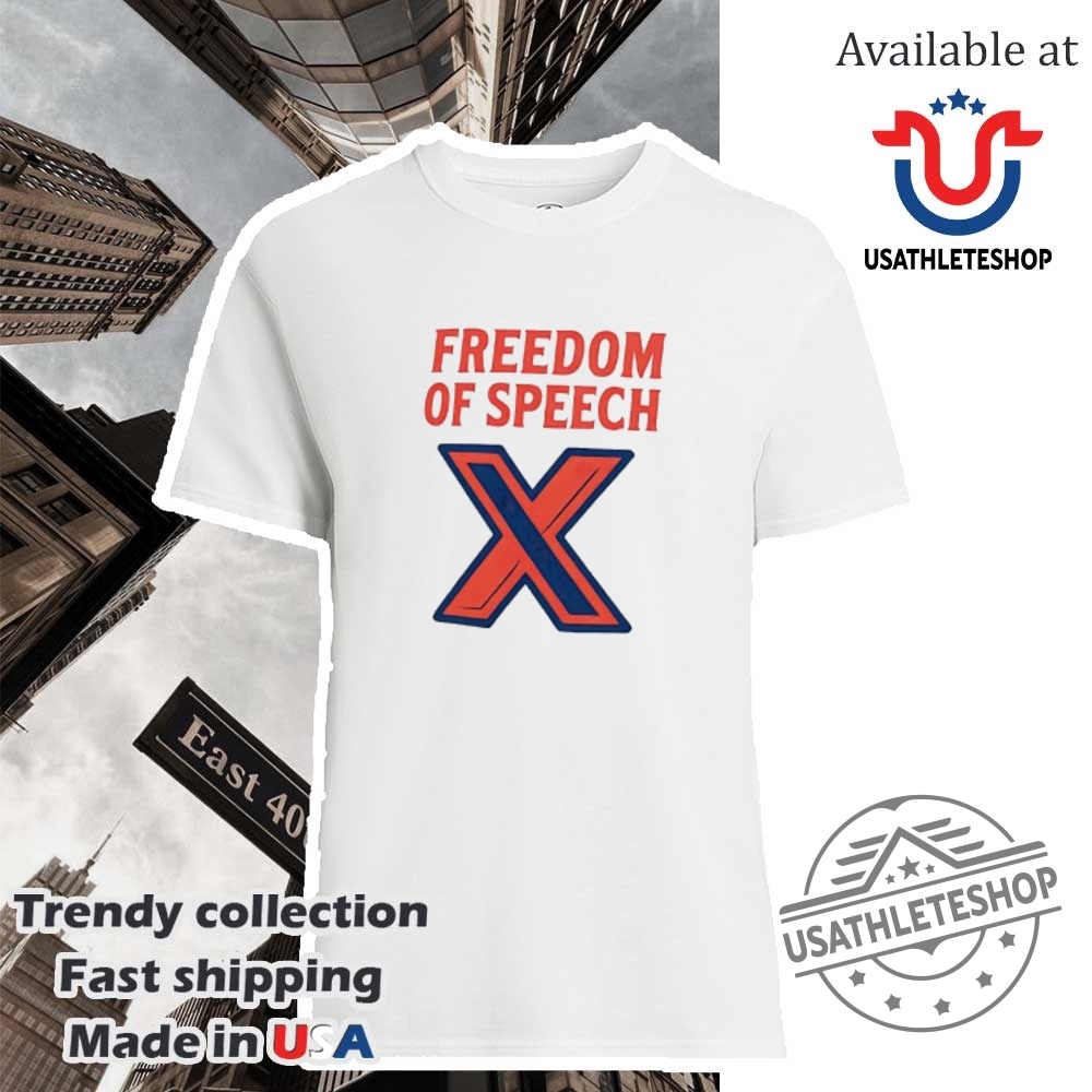 "Top 2025 NFL Draft T-Shirts: Jaguars and Packers Merchandise" 30 Freedom Of Speech X Tshirt Bold Statement Graphic Tee