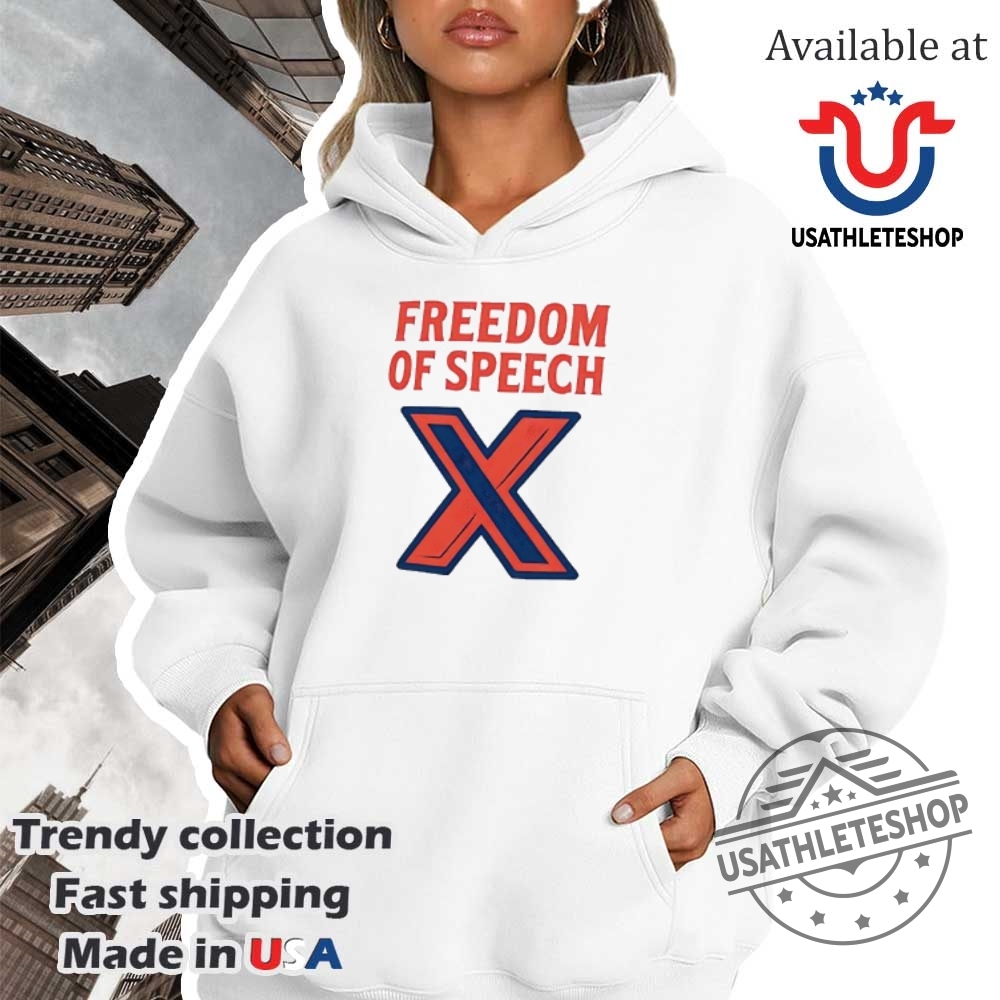 Freedom Of Speech X Tshirt Bold Statement Graphic Tee 4 Freedom of Speech X T-Shirt - Bold & Statement Graphic Tee