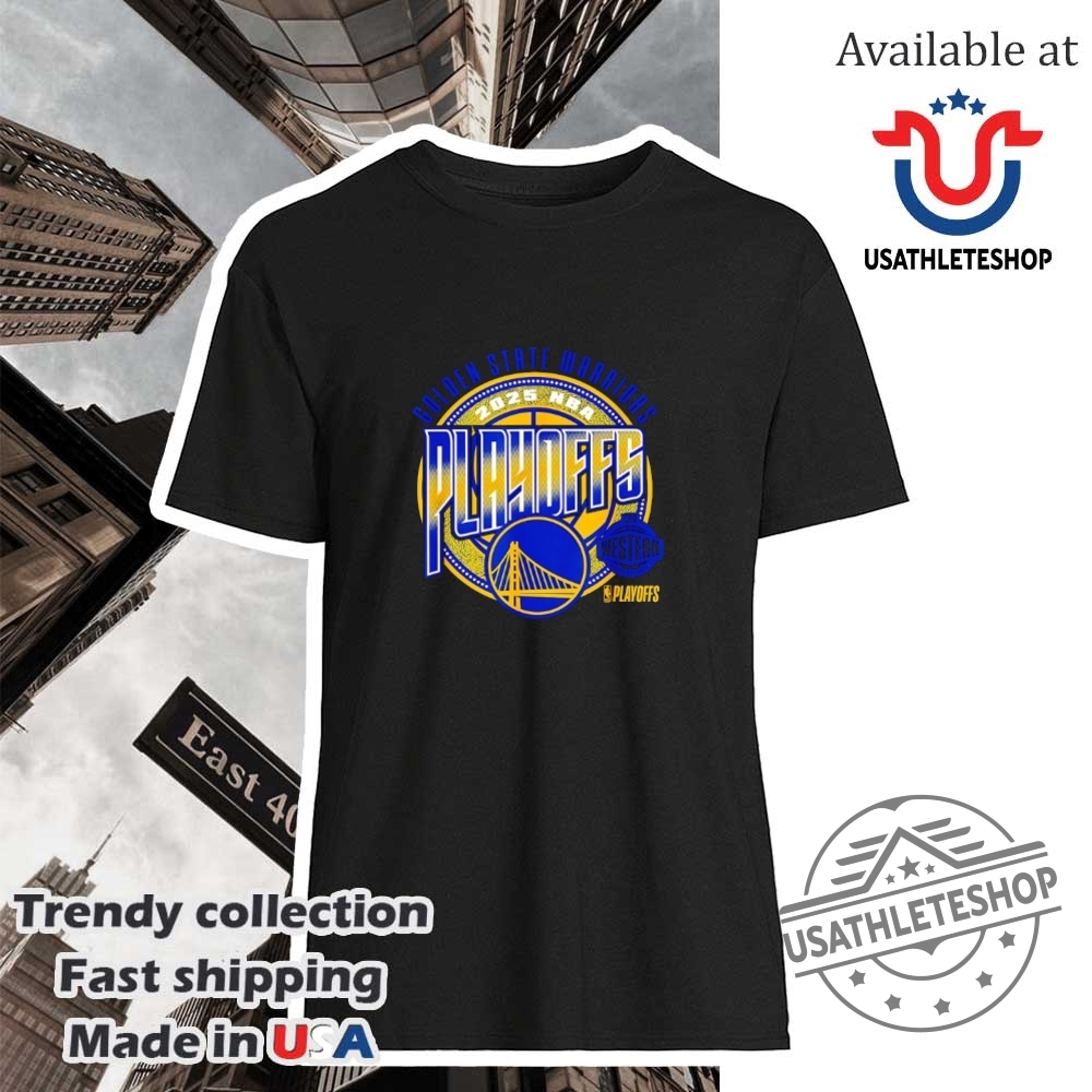 "Top Golden State Warriors Shirts for Devoted Fans and Collectors" 6 Golden State Warriors 2025 Nba Western Playoffs Shirt Official Team Apparel