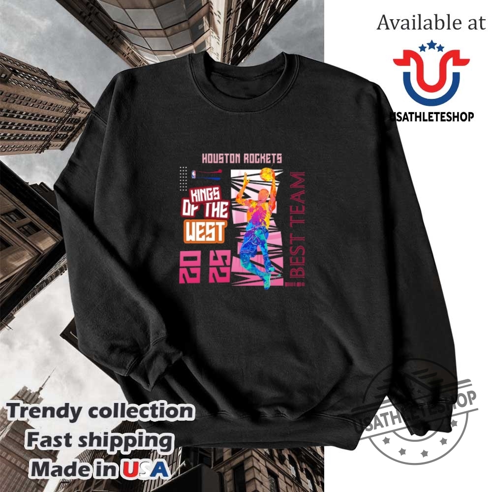 Houston Rockets Nba Playoffs 2025 King Of The West Best Team Shirt Official Fan Apparel 5 Houston Rockets NBA Playoffs 2025 King of the West Best Team Shirt - Official Fan Apparel