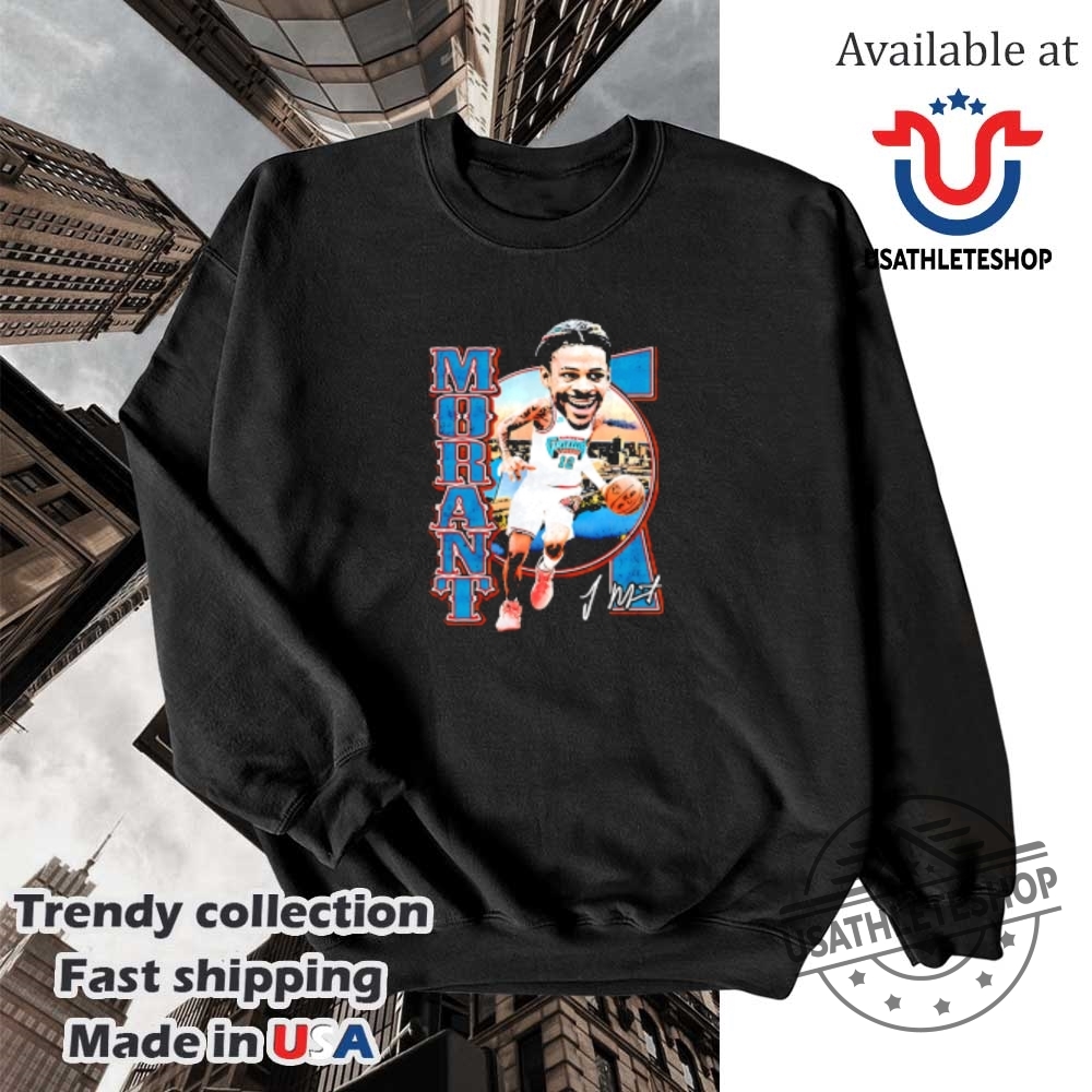 Ja Morant Memphis Grizzlies Big Head Signature Shirt Official Nba Fan Gear 5 Ja Morant Memphis Grizzlies Big Head Signature Shirt - Official NBA Fan Gear