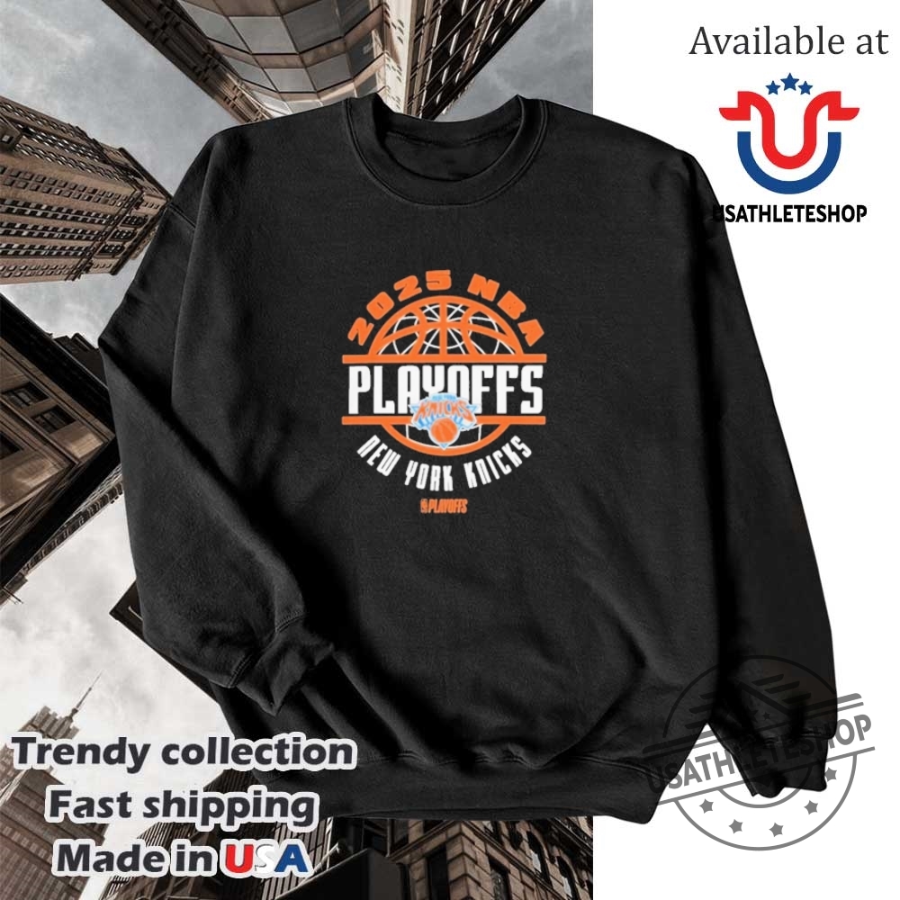 Awesome New York Knicks 2025 Nba Playoffs Game Time Tshirt 5 Awesome New York Knicks 2025 Nba Playoffs Game Time T-shirt