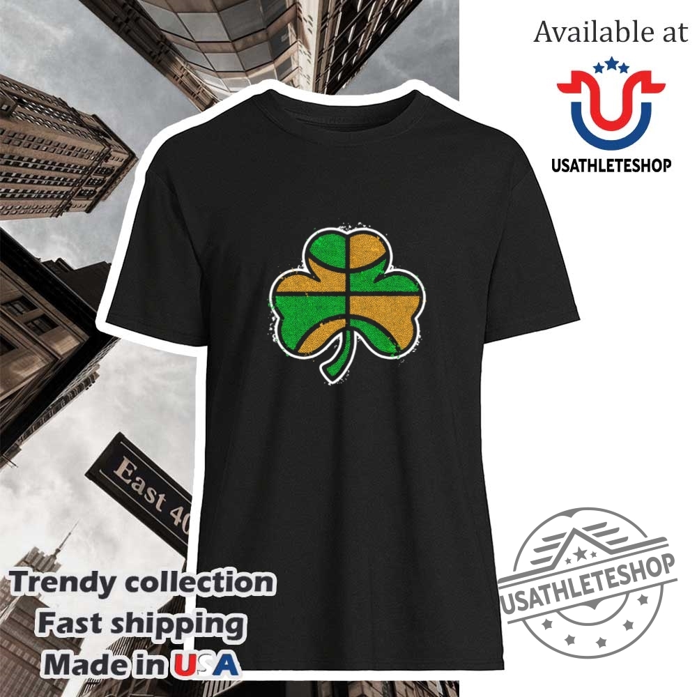 "Top Golden State Warriors Shirts for Devoted Fans and Collectors" 28 Green And Gold Basketball Shamrock Shirt