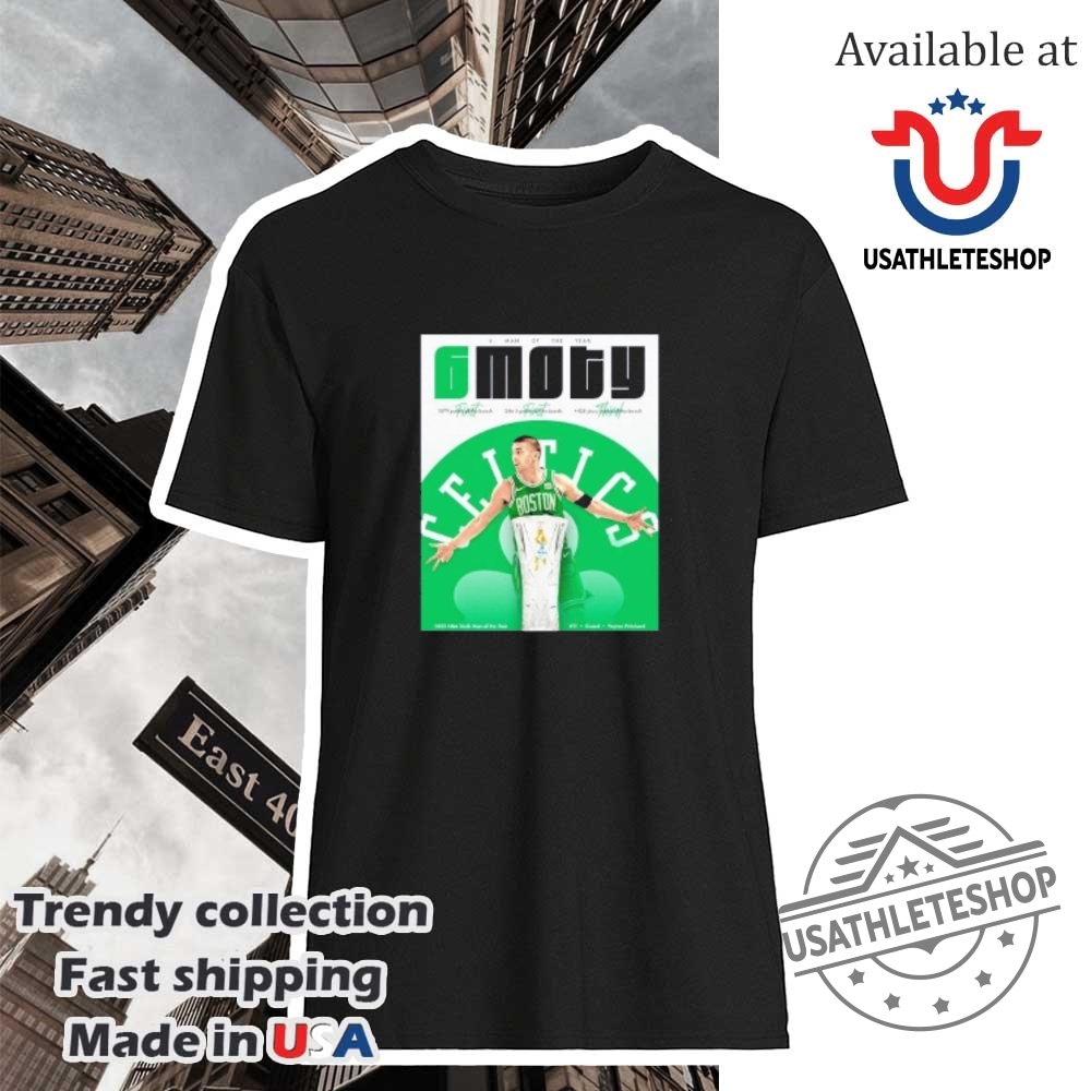 "Top 2025 Sports Shirts: Knicks, Celtics, Jaguars, NFL Draft Tees" 3 Payton Pritchard 6Moty Man Of The Year Boston Celtics Shirt