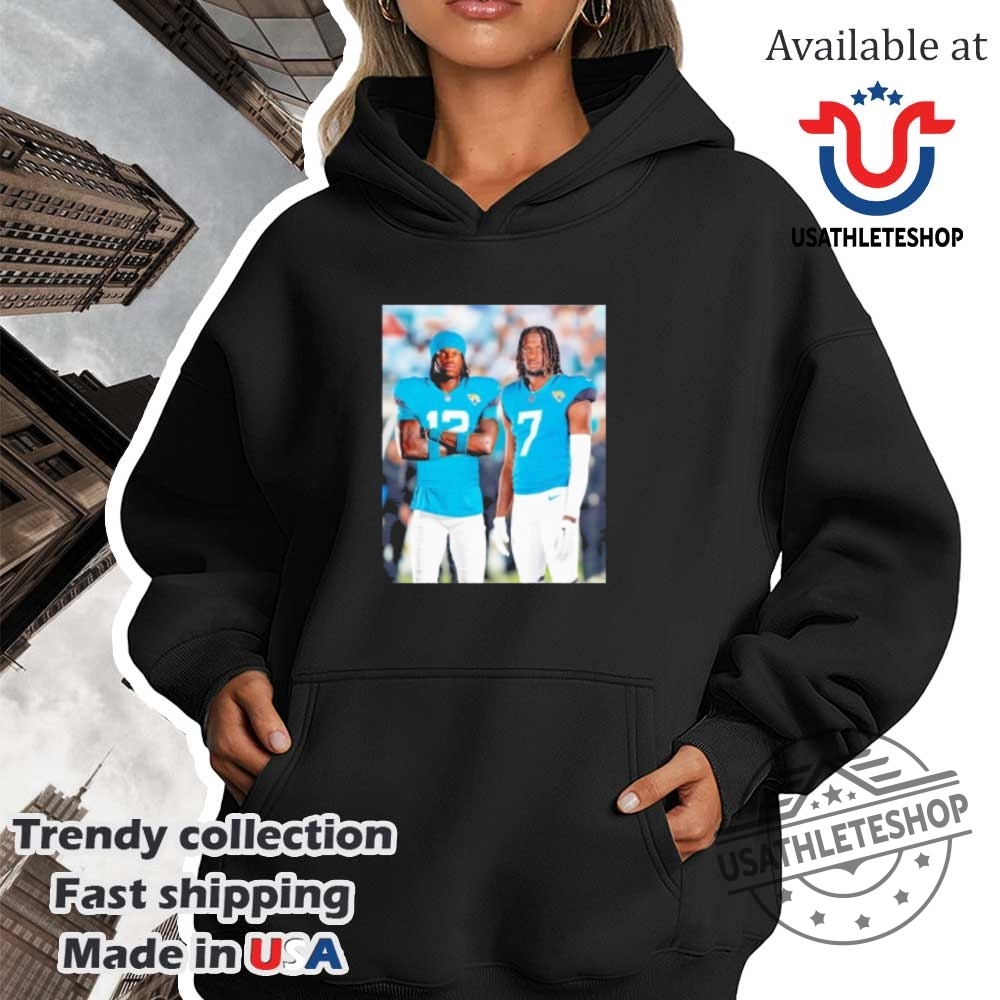 This Duo Brian Thomas Jr. And Travis Hunter Jacksonville Jaguars Shirt 4 This duo Brian Thomas Jr. and Travis Hunter Jacksonville Jaguars shirt