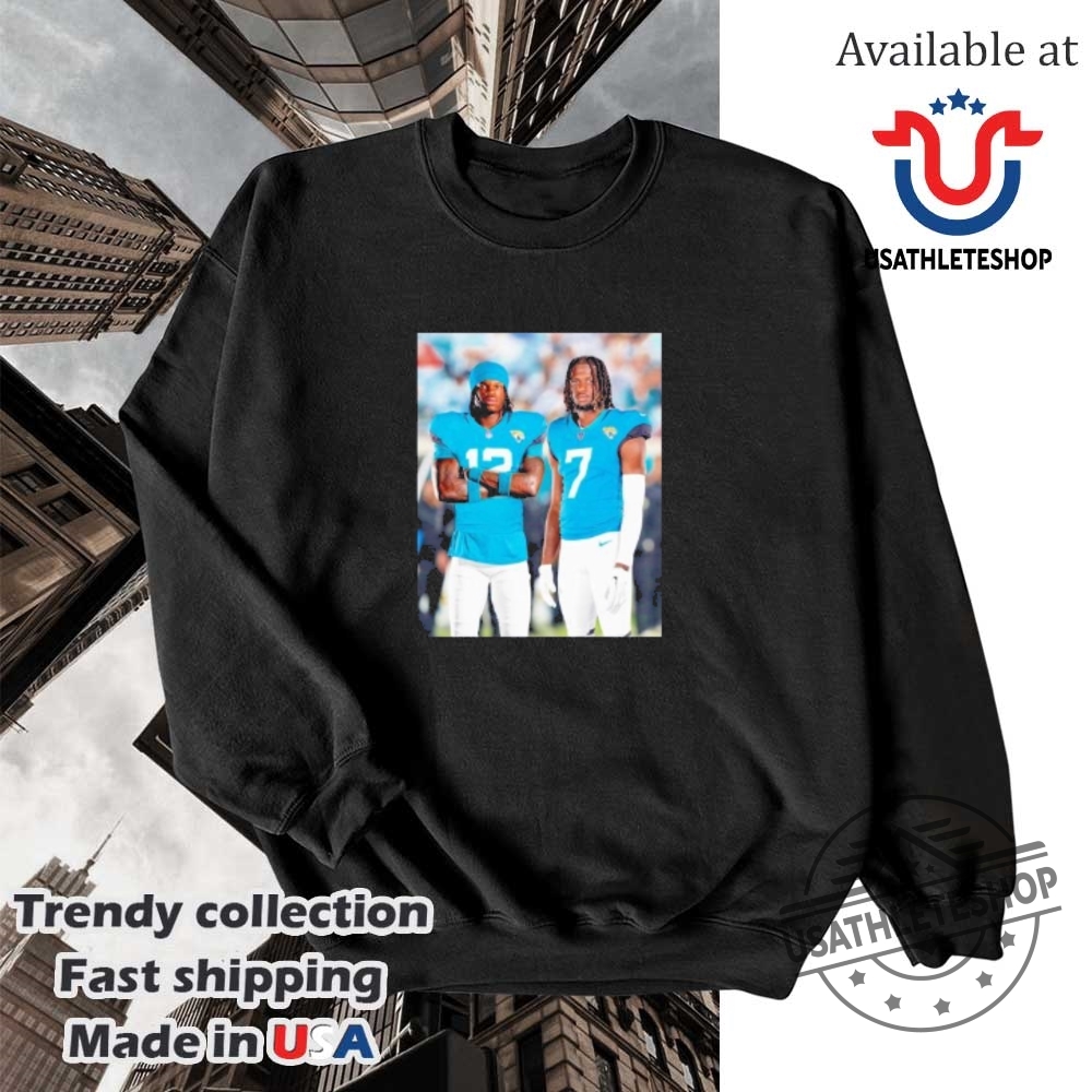 This Duo Brian Thomas Jr. And Travis Hunter Jacksonville Jaguars Shirt 5 This duo Brian Thomas Jr. and Travis Hunter Jacksonville Jaguars shirt