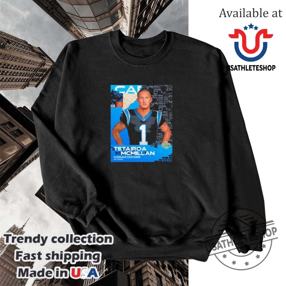 Tetairoa Mcmillan Carolina Panthers 2025 Nfl Draft Cartoon Shirt 5 Tetairoa McMillan Carolina Panthers 2025 NFL Draft cartoon shirt
