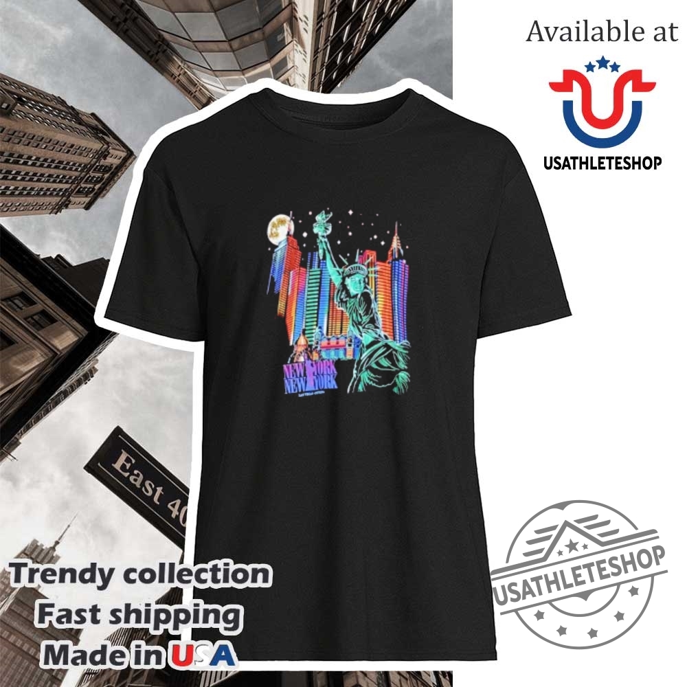 "Top 2025 Sports Shirts: Knicks, Celtics, Jaguars, NFL Draft Tees" 9 New York New York Hotel And Casino Statue Of Liberty Las Vegas Shirt