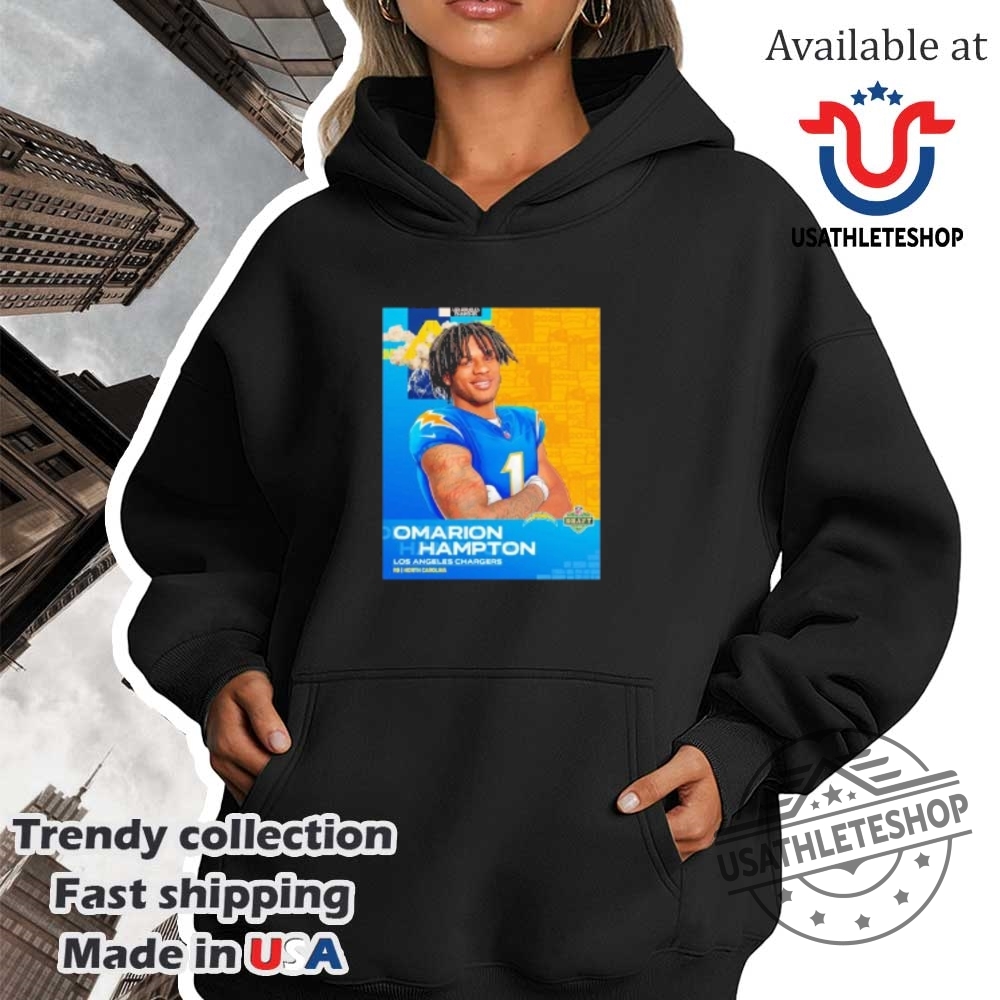Omarion Hampton North Carolina Tar Heels 2025 Nfl Draft Cartoon Shirt 4 Omarion Hampton North Carolina Tar Heels 2025 NFL Draft cartoon shirt