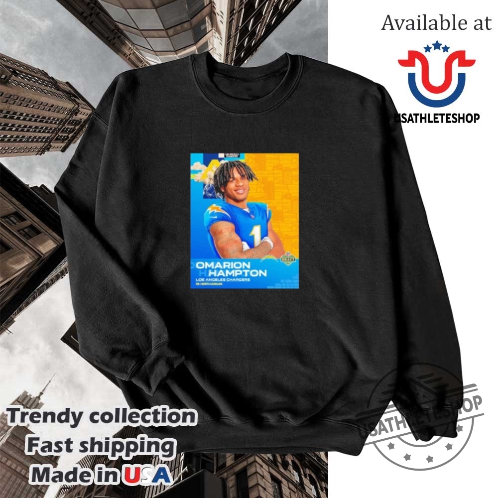 Omarion Hampton North Carolina Tar Heels 2025 Nfl Draft Cartoon Shirt 5 Omarion Hampton North Carolina Tar Heels 2025 NFL Draft cartoon shirt