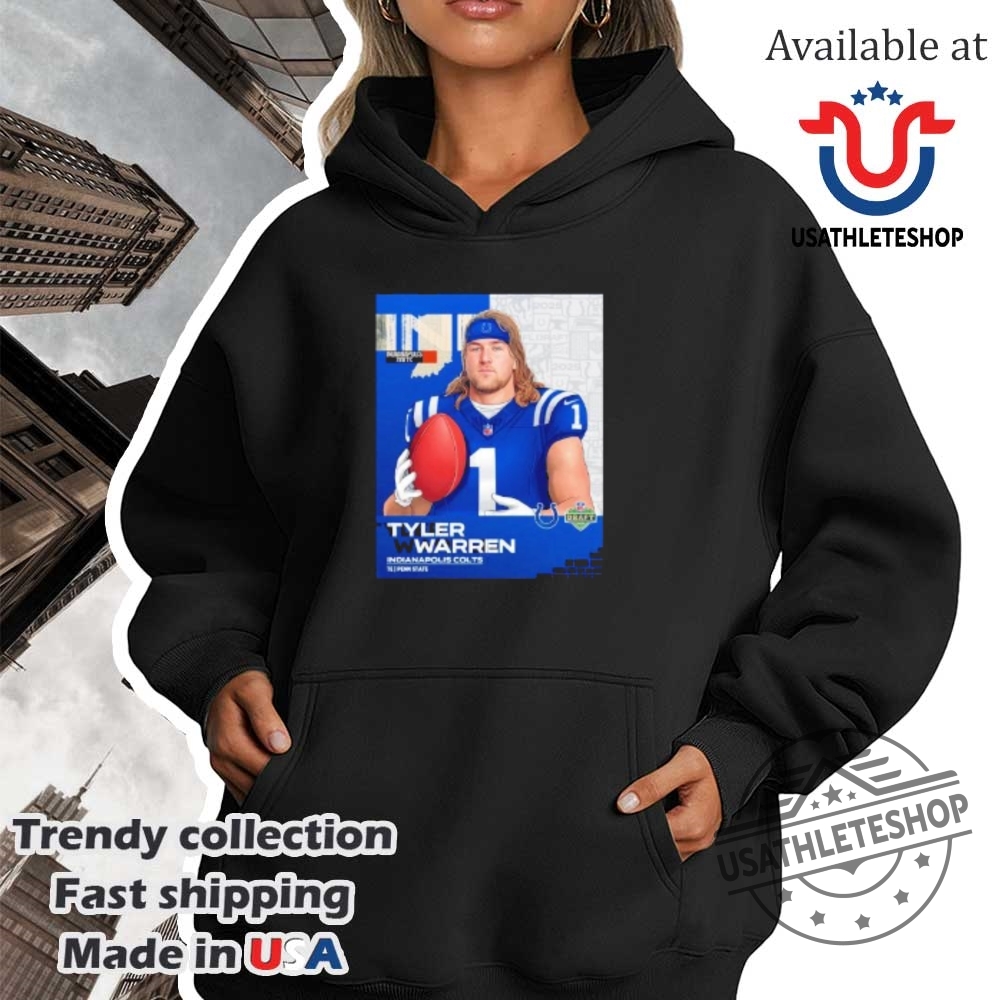 Tyler Warren Indianapolis Colts 2025 Nfl Draft Cartoon Shirt 4 Tyler Warren Indianapolis Colts 2025 NFL Draft cartoon shirt