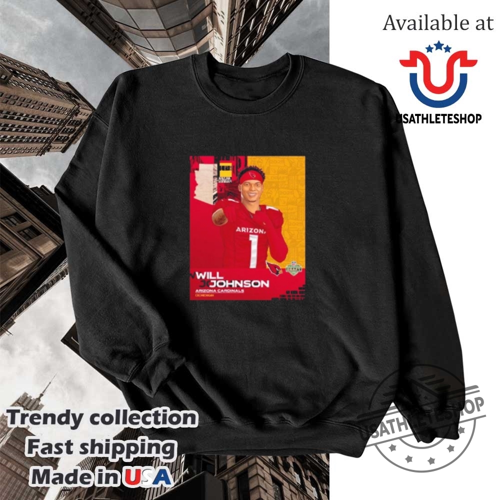 Will Johnson Arizona Cardinals 2025 Nfl Draft Cartoon Shirt 5 Will Johnson Arizona Cardinals 2025 NFL Draft cartoon shirt
