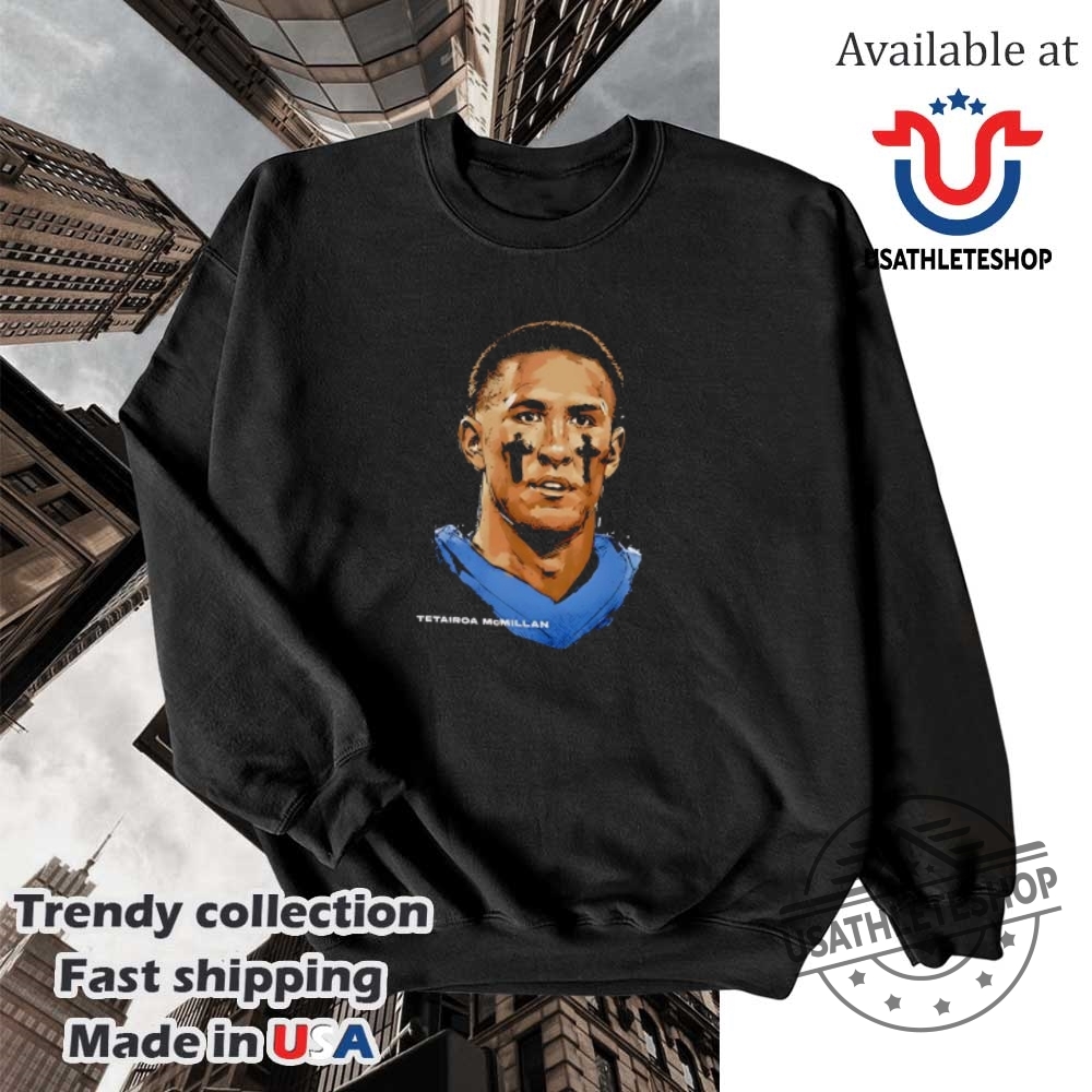 Tetairoa Mcmillan Carolina Panthers Portrait Shirt 5 Tetairoa McMillan Carolina Panthers Portrait shirt