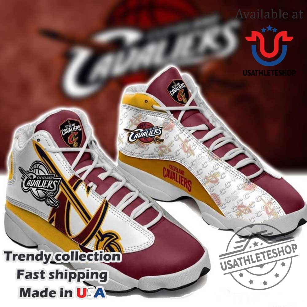 Cleveland Cavaliers Limited Edition Air Jordan 13 Sneakers Shoes White Sole 3 Cleveland Cavaliers Limited Edition Air Jordan 13 Sneakers Shoes White Sole