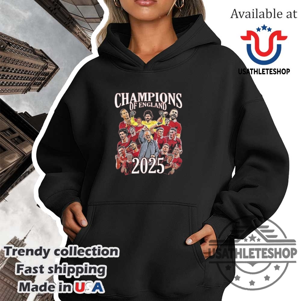 Liverpool Champions Of England 2025 Red Jumper Shirt Official Liverpool Fc Victory Shirt 4 Liverpool Champions of England 2025 Red Jumper Shirt – Official Liverpool FC Victory Shirt