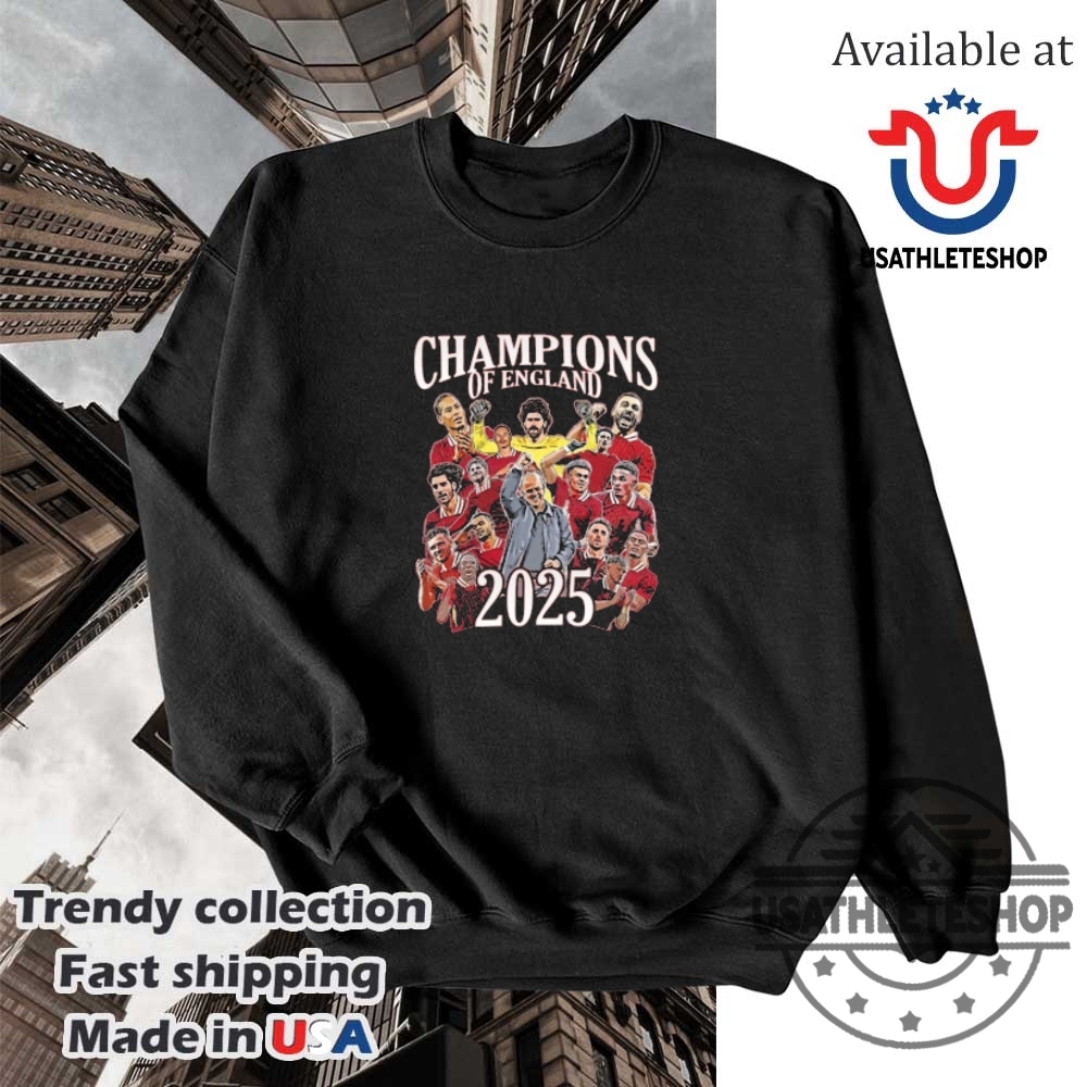 Liverpool Champions Of England 2025 Red Jumper Shirt Official Liverpool Fc Victory Shirt 5 Liverpool Champions of England 2025 Red Jumper Shirt – Official Liverpool FC Victory Shirt