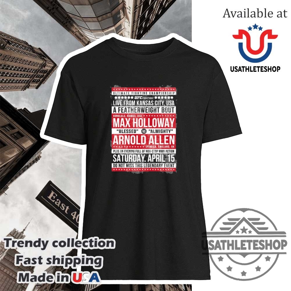 "Celebrate Liverpool's 2025 Premier League Win with Official Champion Shirts" 18 Ufc Fight Night Kansas City 2025 Tshirt Official Ufc Kansas City Event Shirt