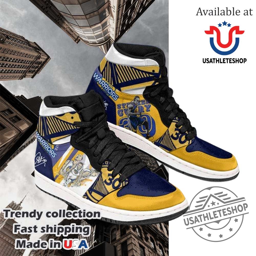 "Top 2025 Stephen Curry and Warriors Custom Sneakers: Nike & Air Jordan" 5 Golden State Warriors Stephen Curry Air Jordan 1 Sneakers Custom Nba Basketball Shoes