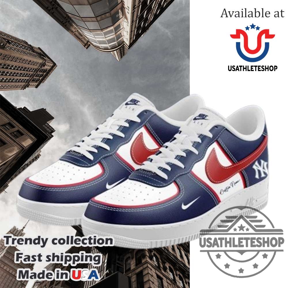 "Top 5 Custom New York Yankees Sneakers Every Fan Needs" 2 New York Yankees Mlb Limited Edition Custom Nike Air Force 1 Shoes Personalized Baseball Sneaker