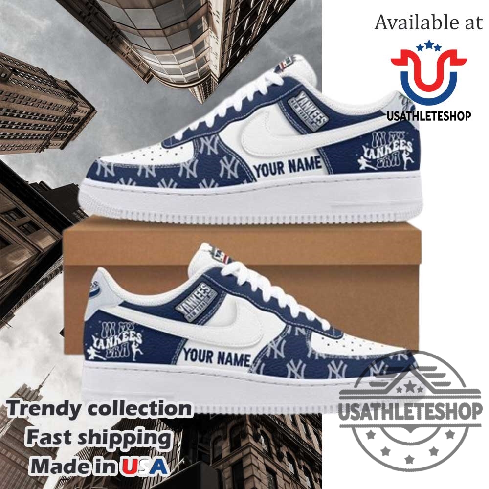 "Top 5 Custom New York Yankees Sneakers Every Fan Needs" 11 New York Yankees Mlb In My Era Customized Nike Air Force 1 Shoes Personalized Baseball Sneakers