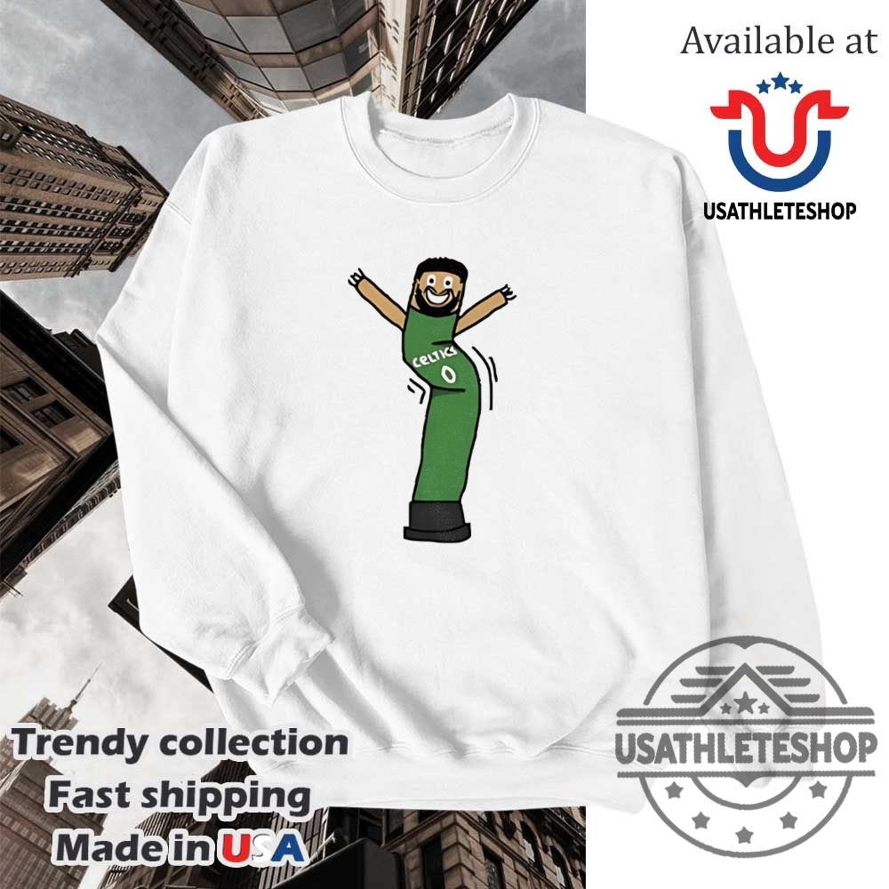 Jayson Tatum Boston Celtics Inflatetum Cartoon Shirt Celtics Fan Apparel 5 Jayson Tatum Boston Celtics Inflate-Tum Cartoon Shirt – Celtics Fan Apparel