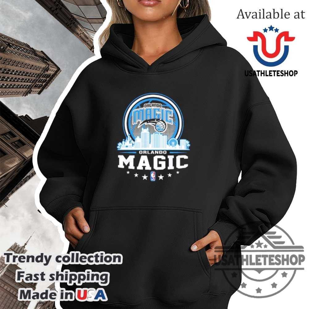 Orlando Magic Nba City Skyline Shirt 4 Orlando Magic NBA City Skyline shirt