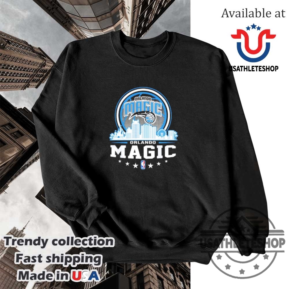 Orlando Magic Nba City Skyline Shirt 5 Orlando Magic NBA City Skyline shirt