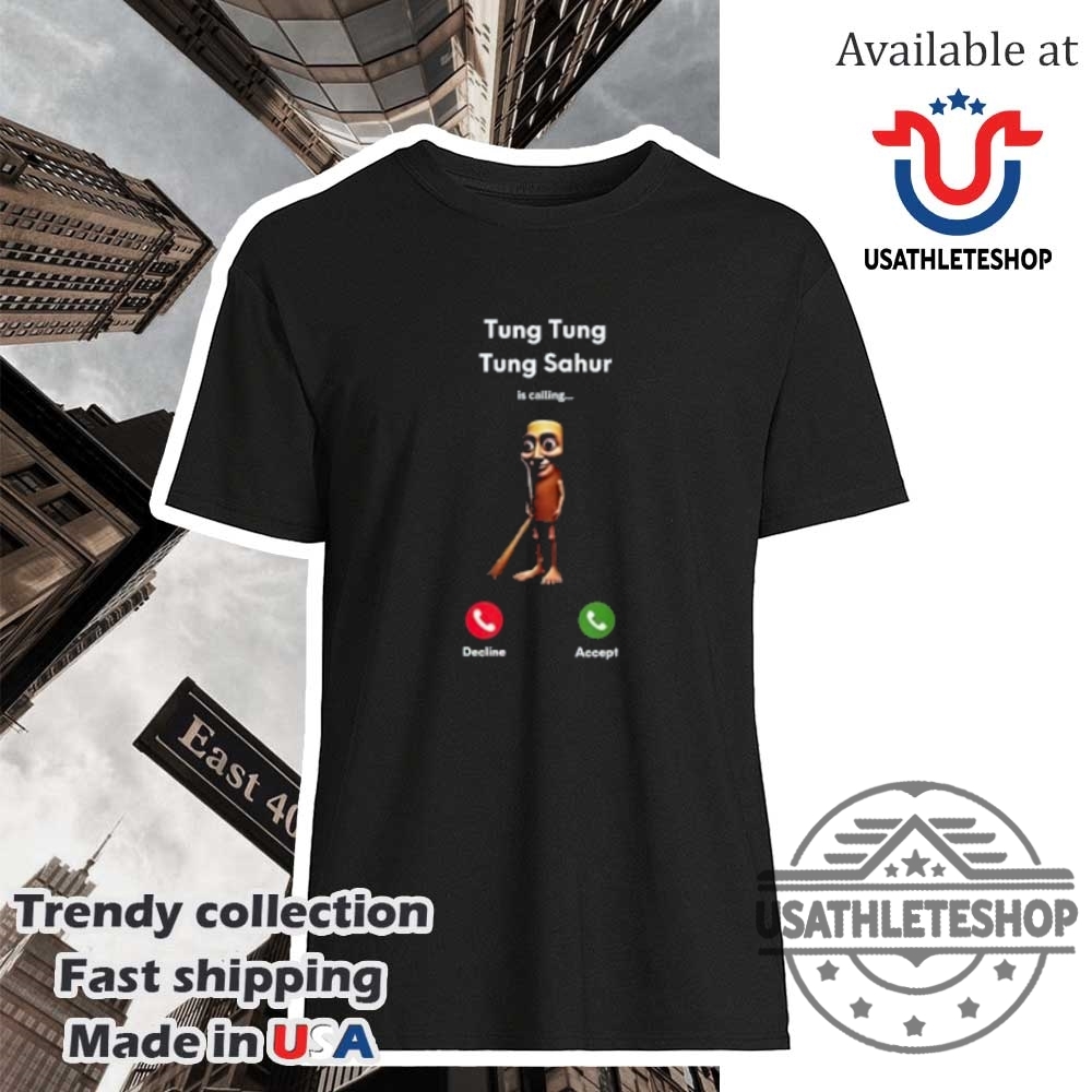 "Ultimate Celtics and Orlando Magic Fan Gear: Trendy NBA Shirts" 17 Tung Tung Tung Sahur Is Calling Meme Tshirt