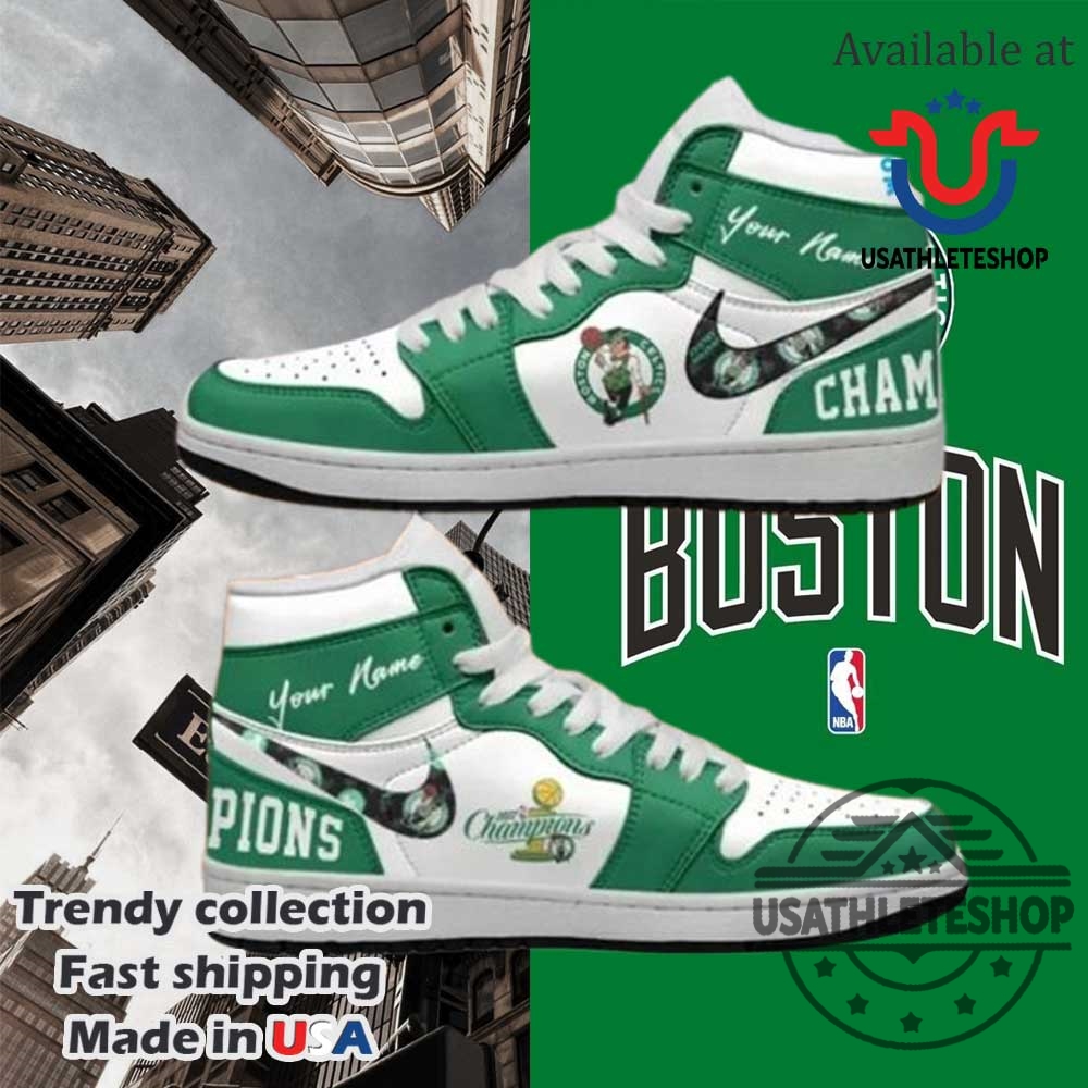 Boston Celtics Nba Champions 2024 Customized Nike Air Jordan 1 Personalized Celtics Fan Sneaker 3 Boston Celtics NBA Champions 2024 Customized Nike Air Jordan 1 – Personalized Celtics Fan Sneaker