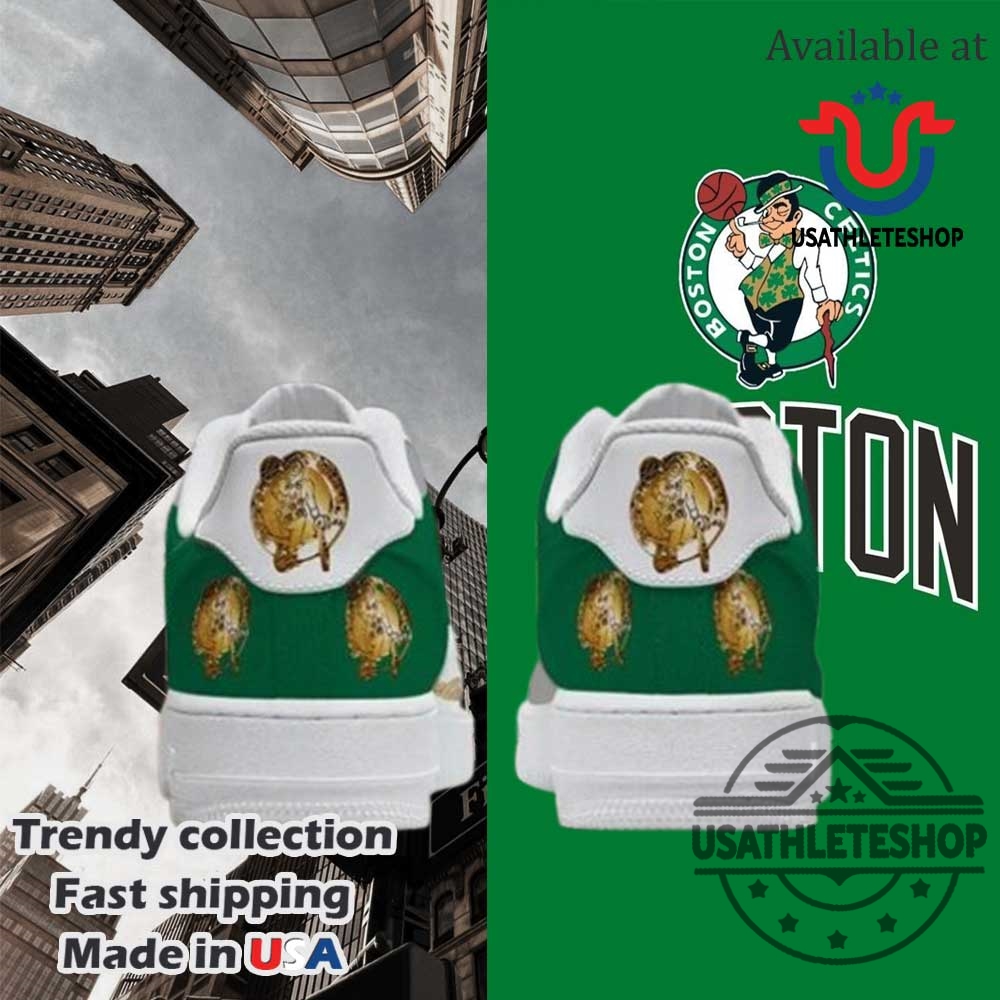 Boston Celtics 2024 Nba Champions Air Force 1 Custom Celtics Championship Sneakers 3 Boston Celtics 2024 NBA Champions Air Force 1 – Custom Celtics Championship Sneakers