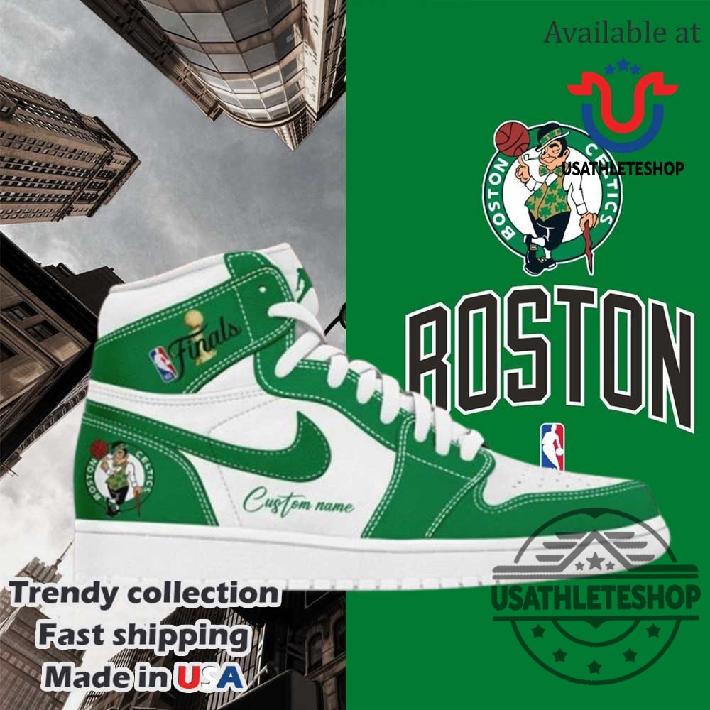 Custom Name Boston Celtics Finals Champions 2024 Air Jordan 1 High Top Personalized Celtics Sneaker 3 Custom Name Boston Celtics Finals Champions 2024 Air Jordan 1 High Top – Personalized Celtics Sneaker