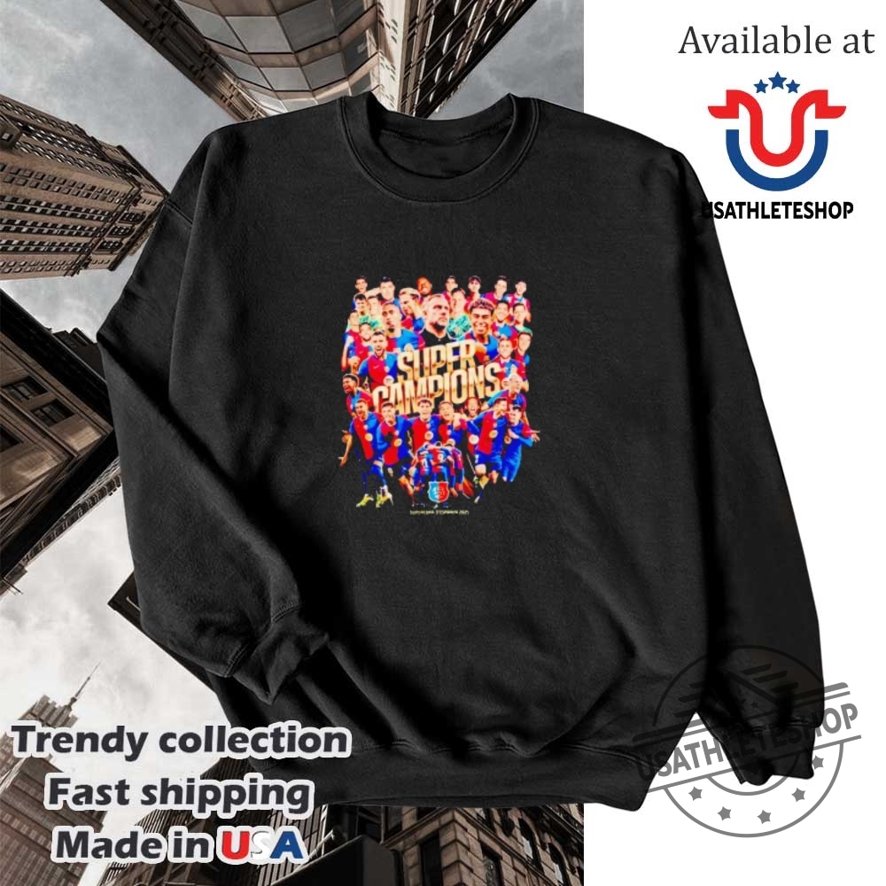 Fc Barcelona Super Campiones Supercopa Despanya 2025 Shirt Celebrate The Win 5 FC Barcelona Super Campiones Supercopa d’Espanya 2025 Shirt – Celebrate the Win!