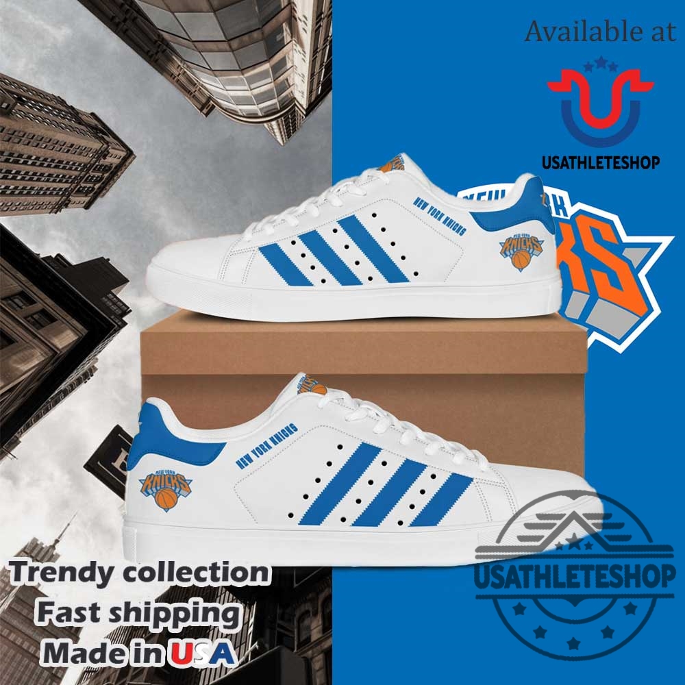 New York Knicks Low Top Skate Shoes Stan Smith Shoes White Sole